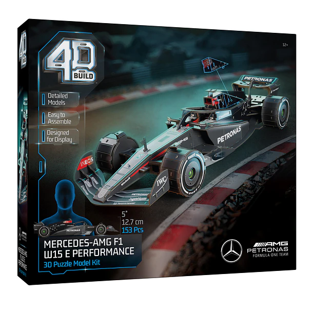 4D Build - Puzzle Mercedes-AMG F1 W15 E Performance 1