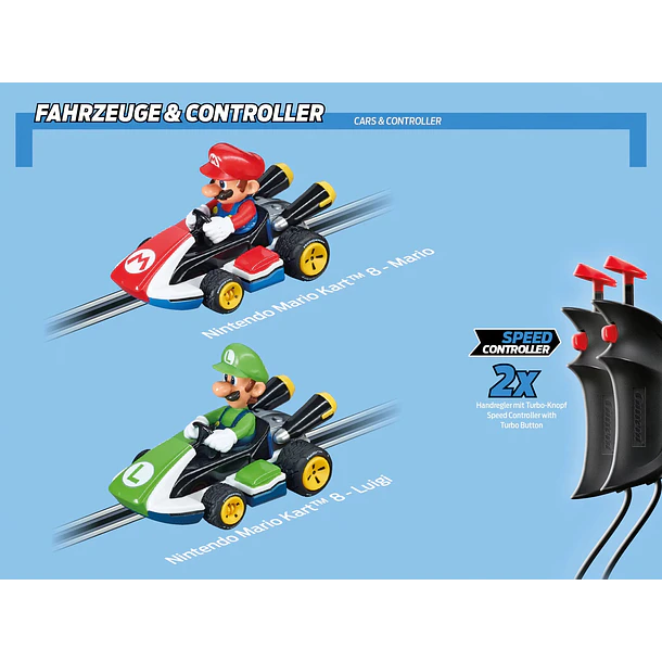Carrera Go!!! - Pista Mario Kart Mario vs. Luigi 6