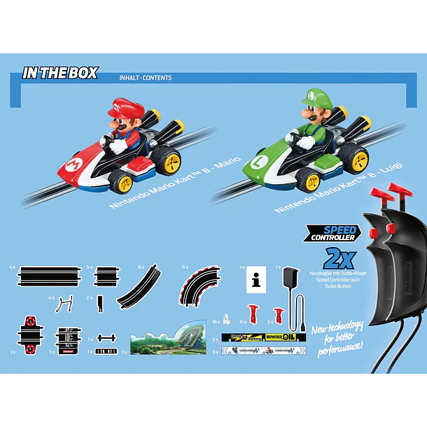 Carrera Go!!! - Pista Mario Kart Mario vs. Luigi 5