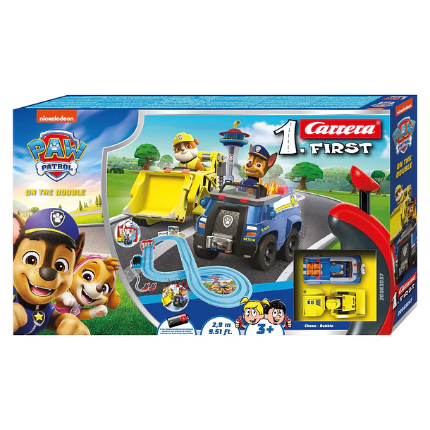 Carrera First - Pista Paw Patrol On the Double Chase vs. Rubble 1