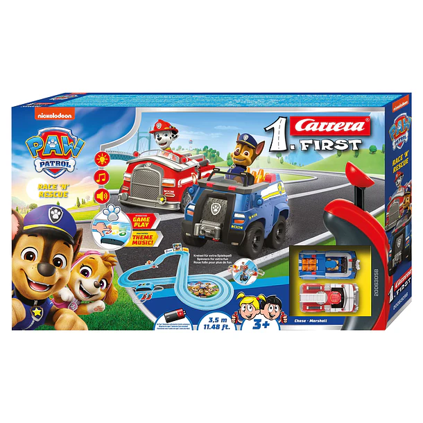 Carrera First - Pista Paw Patrol Race 'N' Rescue Chase vs. Marshall 1