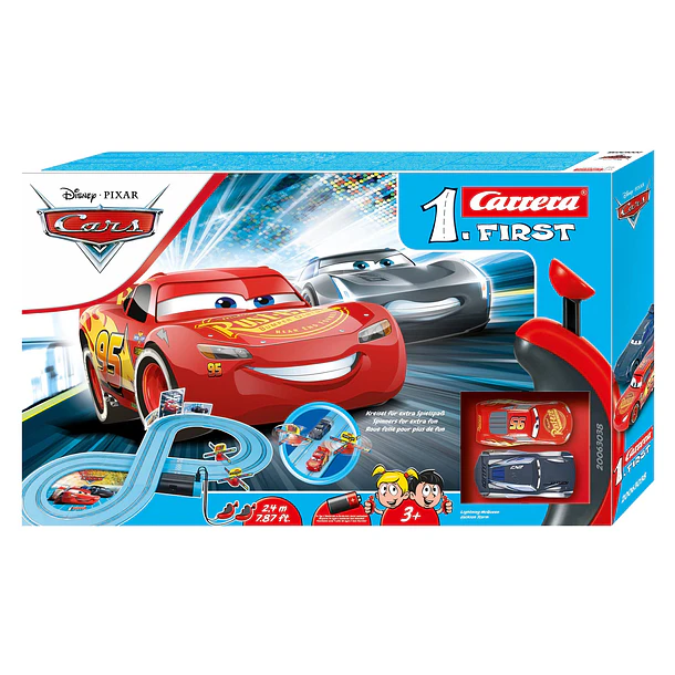 Carrera First - Pista Cars Power Duell Lightning McQueen vs. Jackson Storm 1