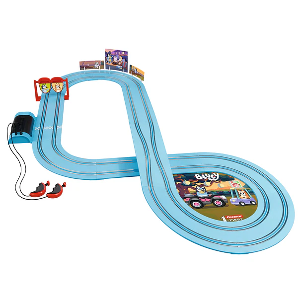 Carrera First - Pista Bluey Let's Go Bluey vs. Bingo 2