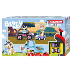 Carrera First - Pista Bluey Let's Go Bluey vs. Bingo