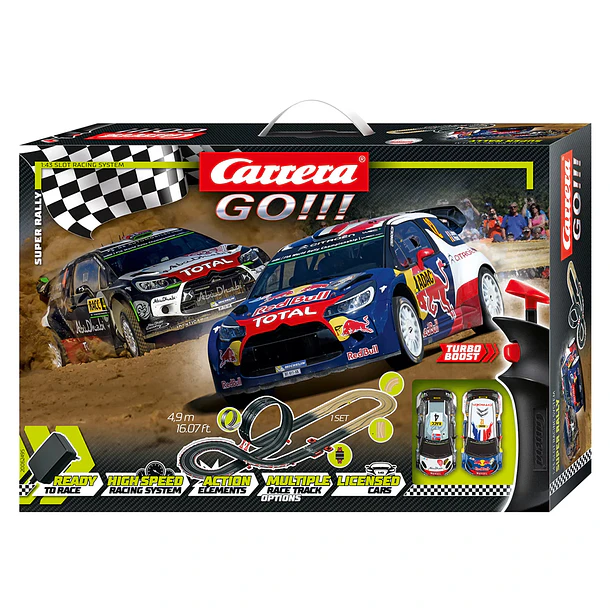 Carrera Go!!! - Pista Super Rally Citroën vs. Citroën DS3 WRC 1
