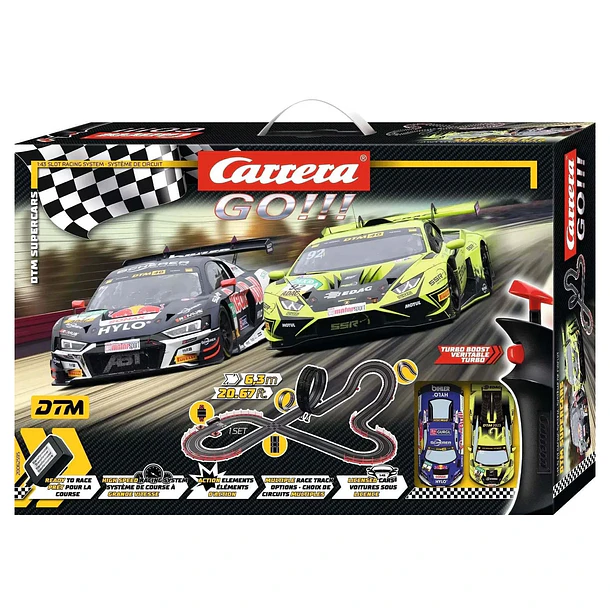 Carrera Go!!! - Pista DTM Supercars Audi R8 LMS GT3 vs. Lamborghini Huracán GT3 1