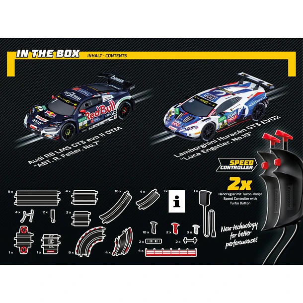 Carrera Go!!! - Pista DTM Speed Giants Audi R8 LMS GT3 vs. Lamborghini Huracán GT3 5