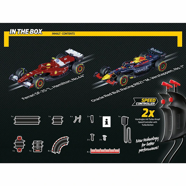 Carrera Go!!! - Pista Champion's Racing F1 Ferrari SF-25 vs. Red Bull Racing RB21 5