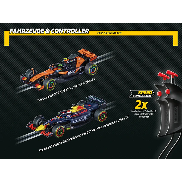 Carrera Go!!! - Pista Super Formula F1 McLaren MCL39 vs. Red Bull Racing RB21 7