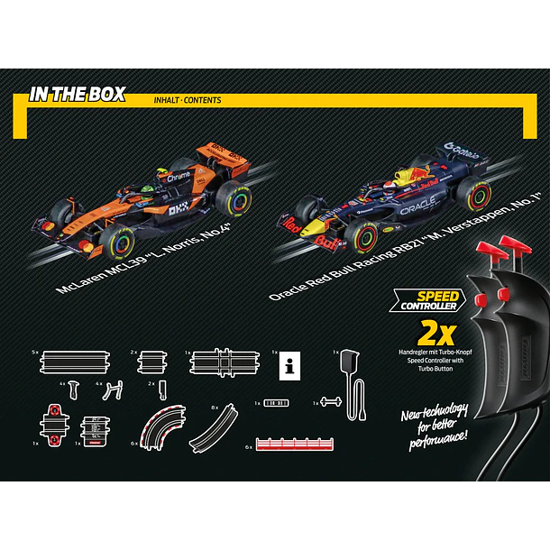 Carrera Go!!! - Pista Super Formula F1 McLaren MCL39 vs. Red Bull Racing RB21 5