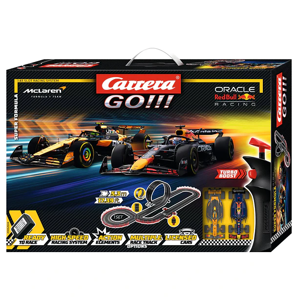 Carrera Go!!! - Pista Super Formula F1 McLaren MCL39 vs. Red Bull Racing RB21 1