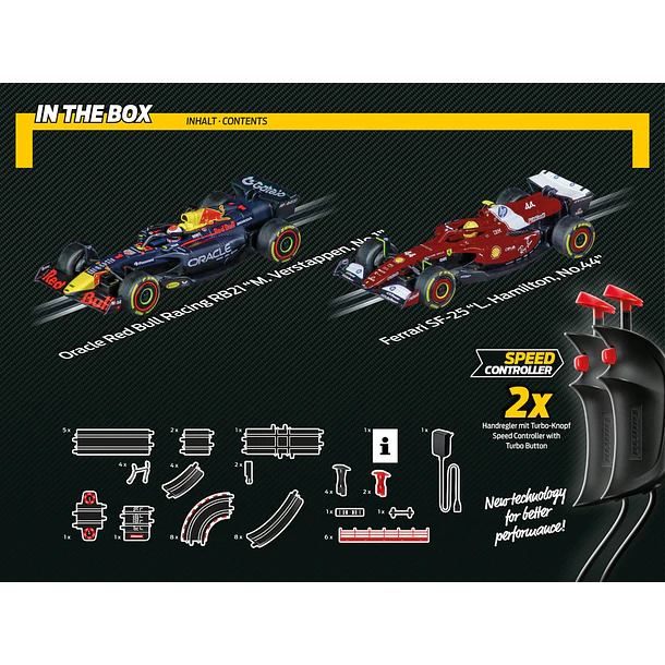 Carrera Go!!! - Pista Speed Zone F1 Ferrari SF-25 vs. Red Bull Racing RB21 5