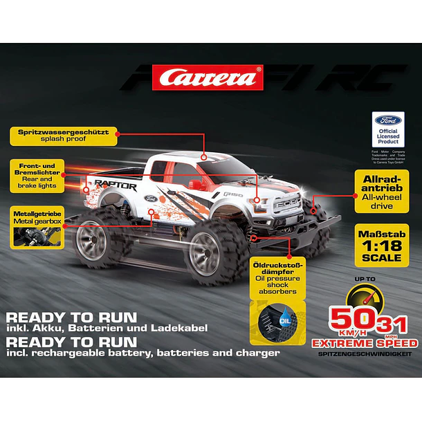 Carrera - Ford F-150 Raptor PX Profi RC 3