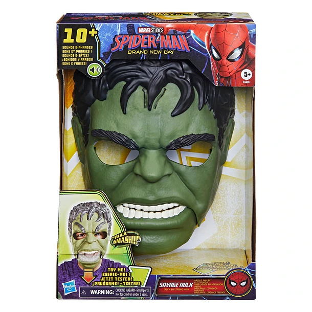 Spider-Man Brand New Day - Máscara Hulk Interativa 1