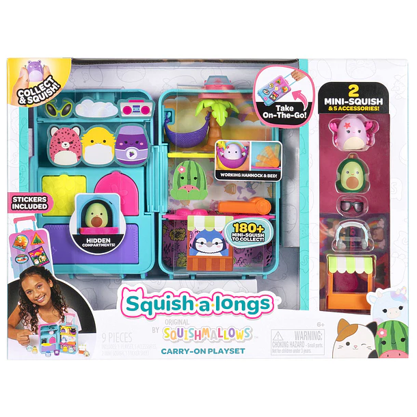 Squishmallows Squish-a-longs - Mala Viagem 1