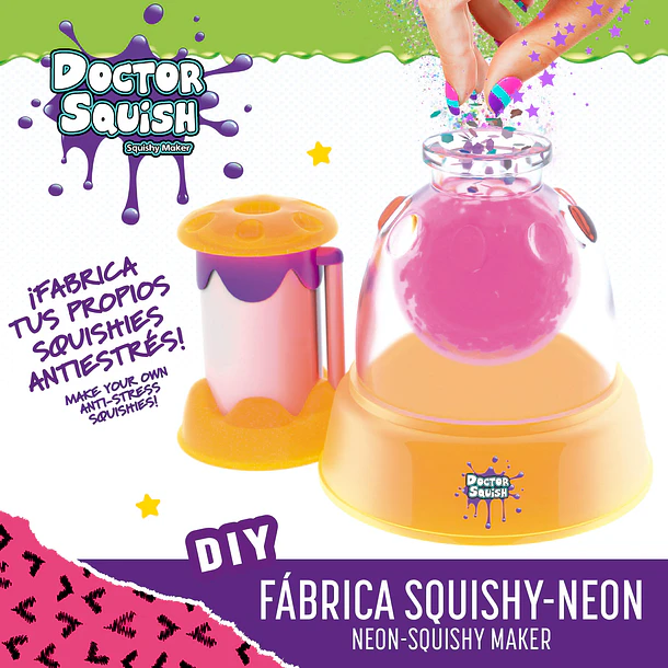 Doctor Squish - Fábrica Bolas Squishy Neon 4