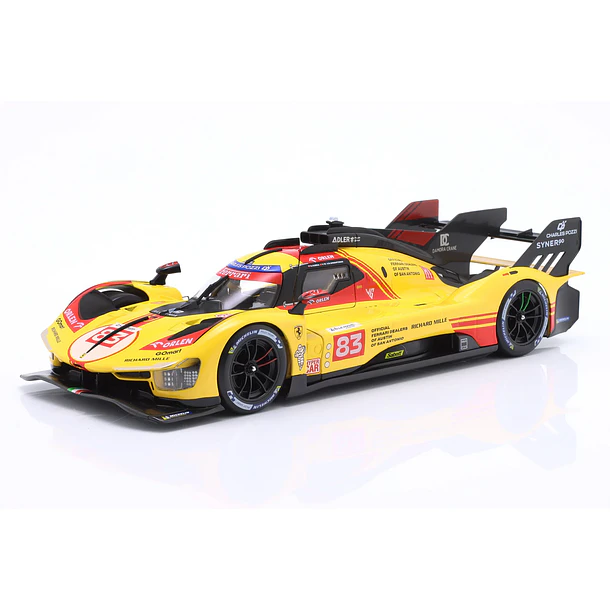Bburago Racing 1:18 - Ferrari Racing 499P #83 24h LeMans 2024 1
