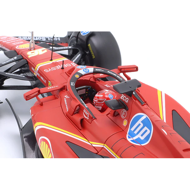 Bburago Formula Racing 1:18 - Ferrari SF-24 #16 Charles Leclerc (2024) 4