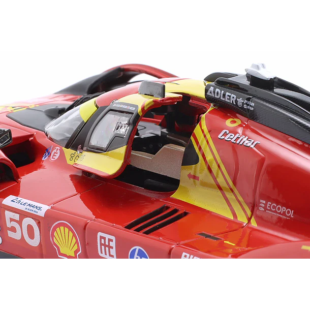 Bburago Racing 1:24 - Ferrari Racing 499P #50 24h LeMans 2024 4