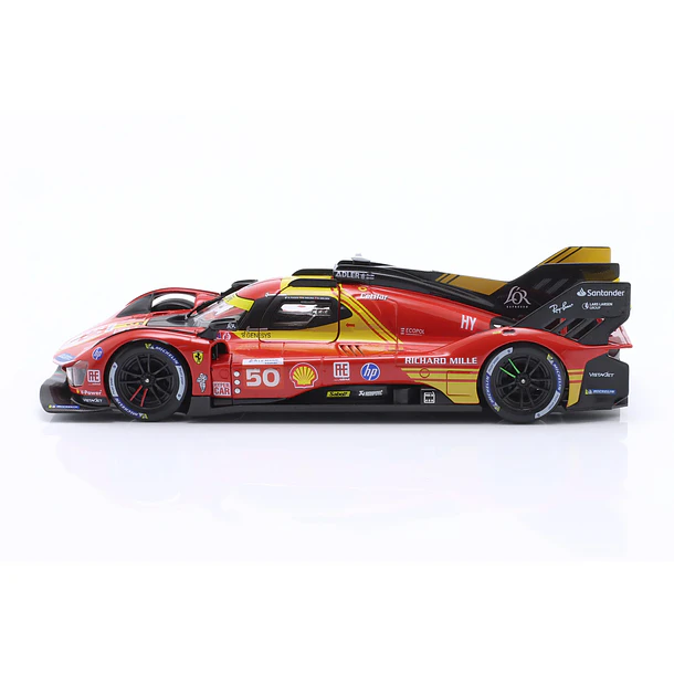 Bburago Racing 1:24 - Ferrari Racing 499P #50 24h LeMans 2024 3