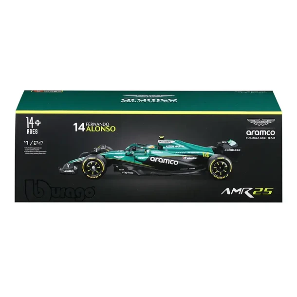 Bburago 1:24 - F1  Aston Martin AMR25 #14 Fernando Alonso 1