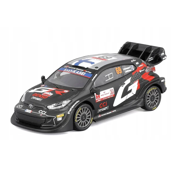 Bburago Race 1:43 - Toyota GR Yaris Rally 1 Hybrid #69 Kalle Rovanpera 1