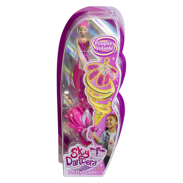 Sky Dancers - Boneca Voadora Pretty Poppy 1