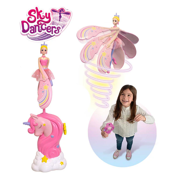 Sky Dancers - Boneca Voadora Rainbow Rose 3