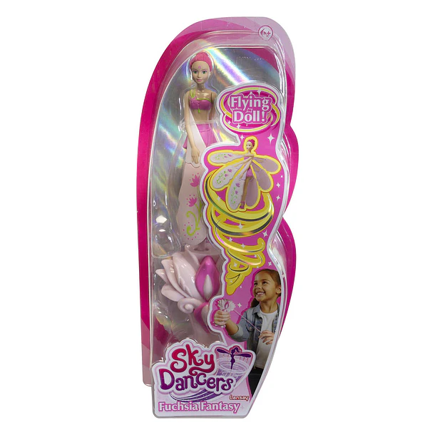 Sky Dancers - Boneca Voadora Fuchsia Fantasy 1