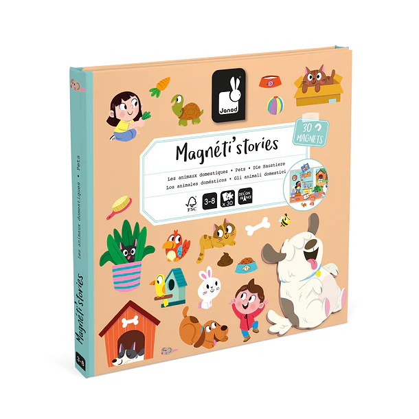 Livro Histórias Magnéticas - Animais de Estimação 1
