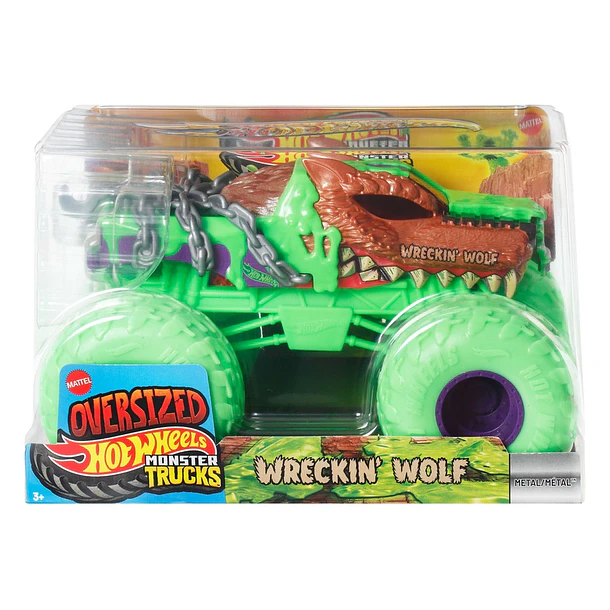 Hot Wheels Monster Trucks Oversized - Wreckin' Wolf 