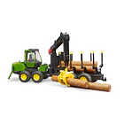 Trator John Deere 1210E Forwarder com 4 Troncos e Pinça 4