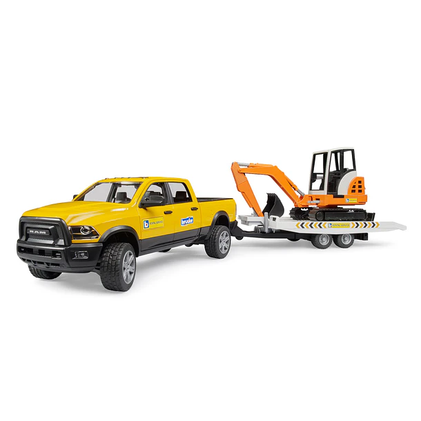Carrinha RAM Aluguer com Mini Escavadora 3