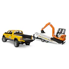 Carrinha RAM Aluguer com Mini Escavadora 4