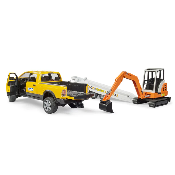 Carrinha RAM Aluguer com Mini Escavadora 2