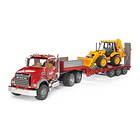 Camião MACK Granite com Escavadora JCB 4CX 2