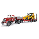 Camião MACK Granite com Escavadora JCB 4CX 1
