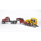 Camião MACK Granite com Escavadora JCB 4CX 3