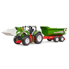 Trator Roadmax com Carregador Frontal e Reboque Bascula