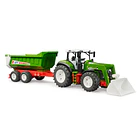 Trator Roadmax com Carregador Frontal e Reboque Bascula 3