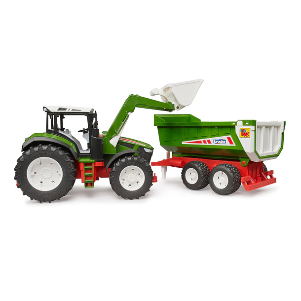 Trator Roadmax com Carregador Frontal e Reboque Bascula 4