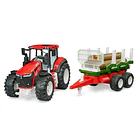 Trator Roadmax com Atrelado e 3 Troncos 3
