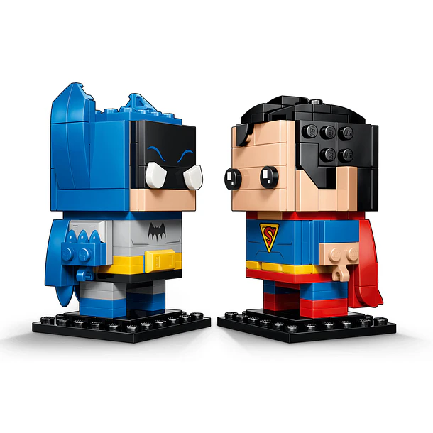 BrickHeadz - Figuras de Superman e Batman da Era Dourada 3