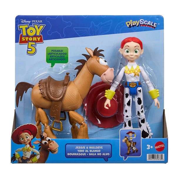 Toy Story 5 -  Figuras Jessie e Bala no Alvo 1