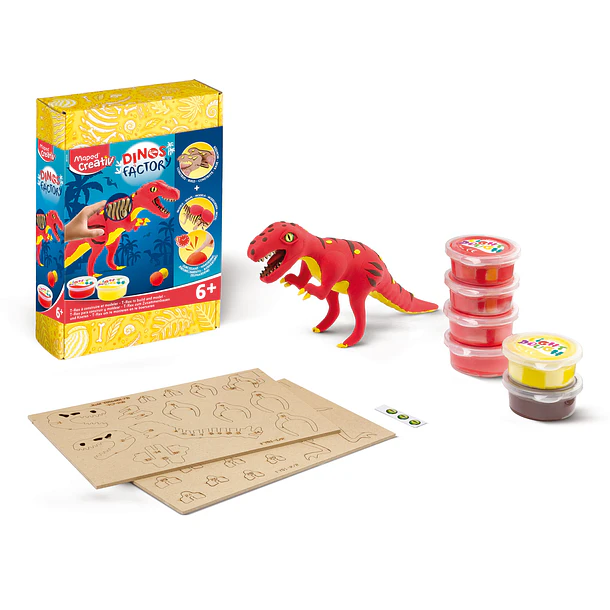 Maped Creativ - Fábrica de Pasta Modelar Dinos T-Rex 2