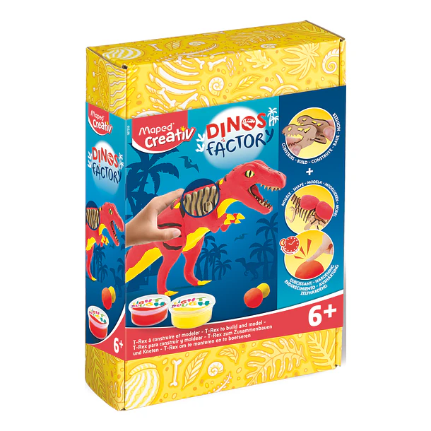 Maped Creativ - Fábrica de Pasta Modelar Dinos T-Rex 1