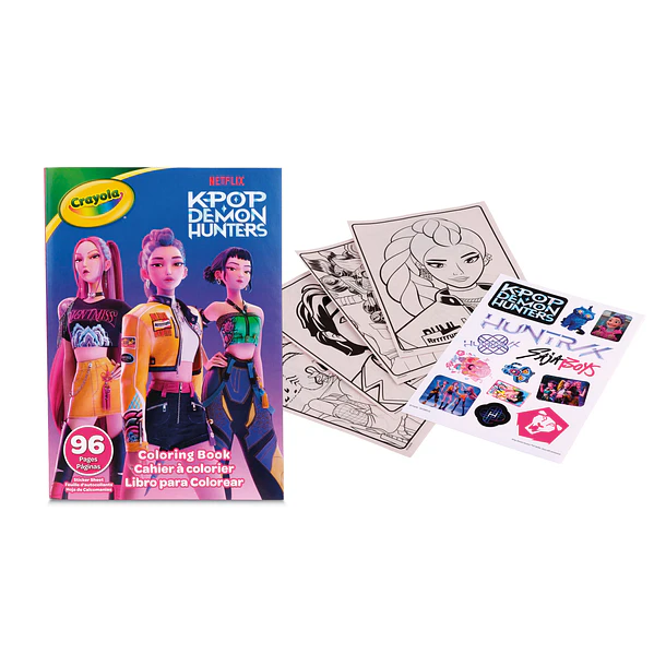 Crayola - Livro para Colorir K-POP Demon Hunters 