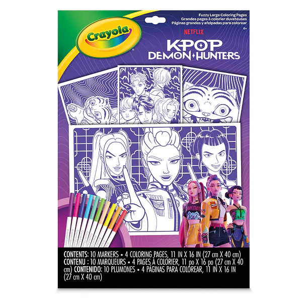 Crayola - Maxi Velvet Posters K-POP Demon Hunters 1