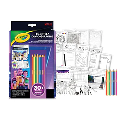 Crayola - Álbum de Atividades para Colorir K-POP Demon Hunters