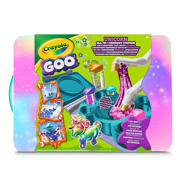 Crayola GOO Slime - Estação Sensorial Unicórnio 1